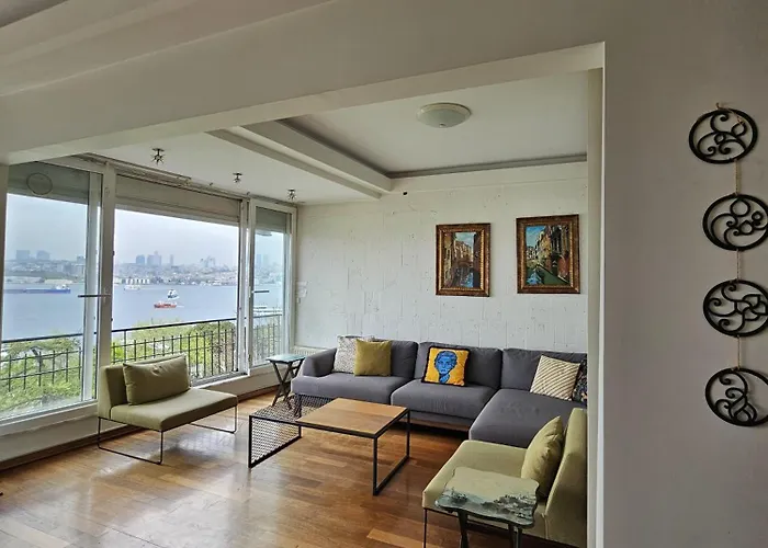 Lägenhet Gorgeous Bright 2bed1bath Bosphorus Views! #356