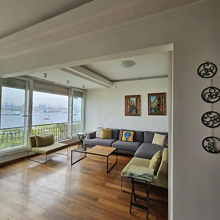 Daire Gorgeous Bright 2bed1bath Bosphorus Views! #356